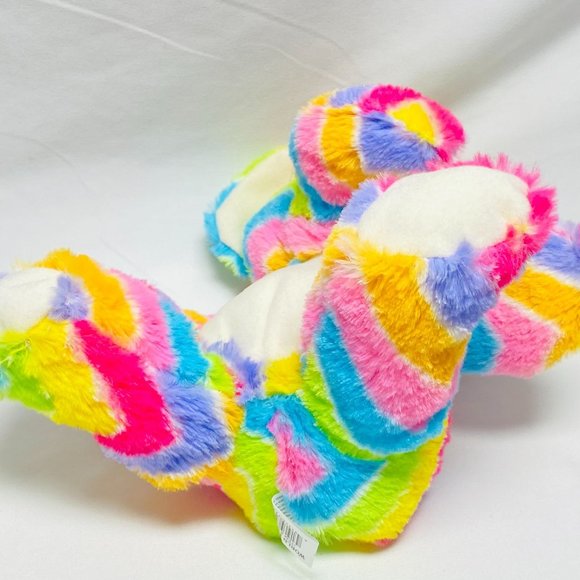 Elephant Soft Cuddly Plush Toy in Rainbow Colors by World Plush - Picture 7 of 8